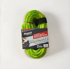 Aqua Leisure Aqua Pro 5-6 Person Floating Tow Rope - 6,100lb Tensile - Green - Picture 1 of 3