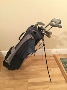 Knight Valaro Full Set (D,3W,5W,20*H,24*H,7-PW-SW, Putter) Seniors & Stand Bag - Picture 1 of 10
