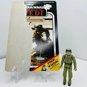 De colección Star Wars ROTJ Rebel Commando completo con 65 tarjetas traseras - Imagen 1 de 6