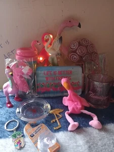 Flamingo Lot For A Beautiful, Yet Humble Woman! (Or Man!) SEE DESCRIPTION  - Picture 1 of 9