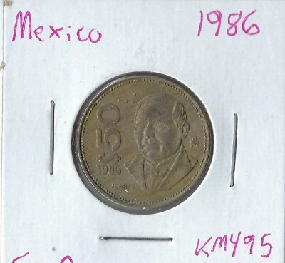 Монета Мексика 50 песо 1986 KM495 - Изображение 1 из 3