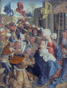 perfect 24x36 oil painting handpainted on canvas"Adoration of the Kings"@N6955 - Picture 1 of 1