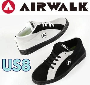 AIRWALK CLASSICS ONE LTD AWC0015 BLACK WHITE Asymmetry JAPAN EXCLUSIVE New US8 - Picture 1 of 13