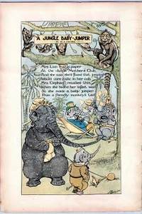 JUNGLE BABY JUMPER*ELEPHANTS*PRIDE BEFORE A FALL*FRISBIE*BANDIT MOUSE TALES - Picture 1 of 2