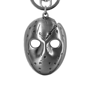 Jason Voorhis Mask Metal Pewter Keyring Keychain - Picture 1 of 1