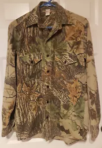 Vintage Men's Original Realtree Button Up LS Hunting Shirt Sz S Made In USA - Picture 1 of 5
