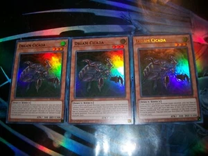 3x Dream Cicada 1st Edition Ultra Rare BLCR-EN028 Yu-Gi-Oh! - Picture 1 of 1