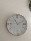 Wall Clock, Rose Gold. Great Condition