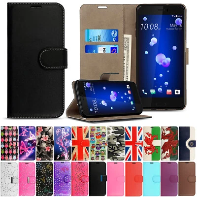 Case For HTC One M9 M8 U12+ 530 310 Shockproof Flip Leather Wallet Phone Cover - Image 1 of 4