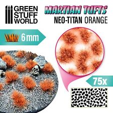 Green Stuff World Martian Tufts 6mm - NEO-TITAN ORANGE New