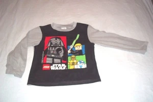 Lego Star Wars Luke Darth Vader C3-PO R2D2 Pajama Top Shirt Long Sleeve Childs 8 - Picture 1 of 3