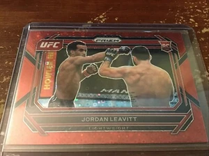 Jordan Leavitt 2023 Panini Prizm UFC Under Card Red 99/99 RC - Picture 1 of 2