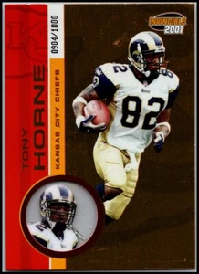 2001 Pacific Invincible #116 Tony Horne - /1000 FREE SHIPPING! - Picture 1 of 2