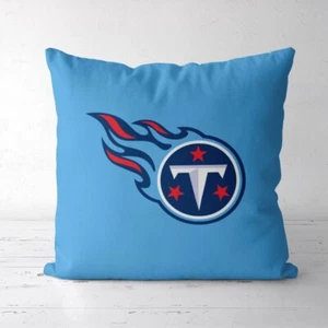 NFL Teams Tennessee Titans zipper Brush Pillow cover Sofa Cushion US ship 1 day - Picture 1 of 1