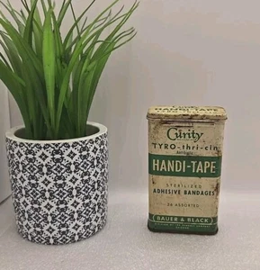 Vintage Curity Handi-Tape Tin (Bauer & Black) Adhesive Bandages with Bandages - Picture 1 of 15