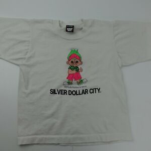 Vintage Silver Dollar City Russ Troll T-Shirt Kids Size 10-12