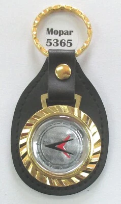 Llavero Dodge Royal Classic plateado FORWARD LOOK 5365 cuero negro/tono dorado Foto 1 de 4