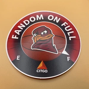 Virginia Tech Hokies Fandom Citgo 4.75” Round Stickers Decal Window - Picture 1 of 3