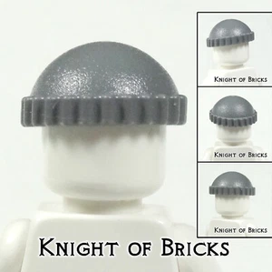 LEGO Minifigure DARK GRAY Headgear Knit Cap Boy Girl Hat - Picture 1 of 6
