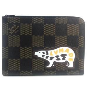 UNUSED LOUIS VUITTON N60390 Damier giant Pochette Jules NIGO® Clutch bag - Picture 1 of 11