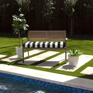 Sorra Home Sunbrella Cabana Classic Indoor/Outdoor Tufted - Picture 1 of 10