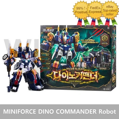 MINIFORCE Dinoid Warrior DINO COMMANDER Transformer Robot Trailer Robot Toy 2025 - Image 1 of 4