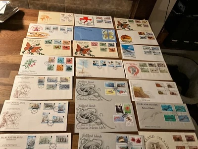 Falkland Islands First Day Covers 21x lot4 - Image 1 of 4