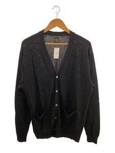OKUYAMA MERIYASU Cardigan (Thin) 3 Linen BLK Plain Bn-24SM-022 Used - Picture 1 of 5