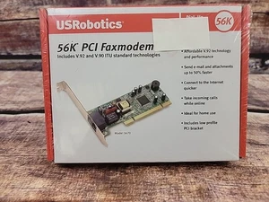 US Robotics 56k V.92 PCI Faxmodem USR5670 - New In Box - Picture 1 of 4