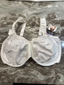 NWT Women’s 40G White Bali Minimizer Breathable Back Underwire Smoothing Bra - Picture 1 of 6