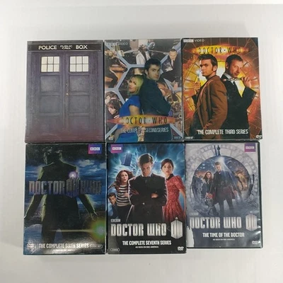 Lot of 5 DOCTOR WHO Series / Seasons 1-7 Sets 2005-2013 Time Of The Doctor Movie - Image 1 of 4