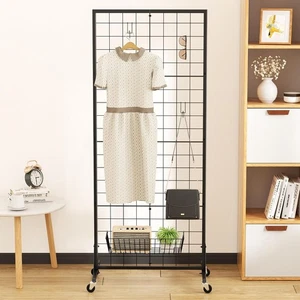 Grid Wall Panels – 2x 5.5Ft Display Stand with Gridwall Panels Rack Metal Grid - Picture 1 of 12