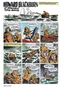 BD HOWARD BLACKBURN L'HEROÏQUE TERRE NEUVAS RC 4 Pages :  de 1960 - Picture 1 of 4