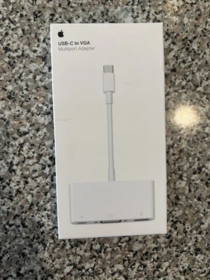 Adaptador Multipuerto Oficial Apple USB-C a VGA [Blanco] NUEVO Foto 1 de 2