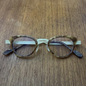 ANNE & VALENTIN FEIST 8c30 Nude Braun Marmor Gestell Brille 42-22-145 - Bild 1 von 6