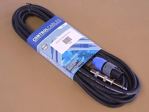CONTROL CABLES Heavy Duty Jack to Speakon NL2FC 6m NEW - Picture 1 of 1