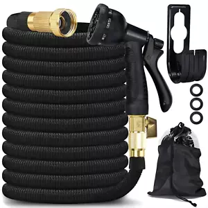 Expandable Water Hose 25Ft Upgraded Leakproof Lightweight No-Kink Garden Hose - Picture 1 of 11