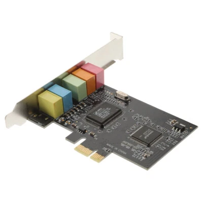 PCIe to 5.1 Internal Sound with Low Profile Bracket 5 Interfaces 6 Digital Sound - Image 1 of 4