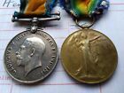British Ww1 War & Victory Medals/Badges Dixon 15Th & 18Th Durham Light Infantry