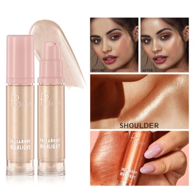 Pudaier Highlighter Liquid Golden Makeup Face Eye Contour Illuminator  1 - Bild 1 von 4