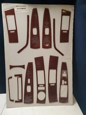 KIT MOLDURA TABLERO TOB022 SE ADAPTA A TOYOTA PRIUS 2004 palo de rosa Foto 1 de 3