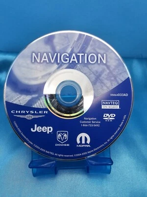 2003 2004 2005 2006 Jeep Wrangler Liberty RB1 Navigation DVD US CAN Map OEM Disc - Image 1 of 4