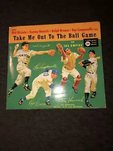 1952 Take Me Out Ball Game Little Golden 45 Record Rizzuto Campanella Branca - Picture 1 of 4