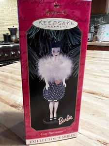 Hallmark Keepsake Ornament Barbie Gay Parisienne 1999 Collectors Series - Picture 1 of 3
