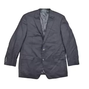 Ralph Lauren Blue Wool Blazer 46L Big & Tall Cashmere Blend Blue Label - Picture 1 of 9