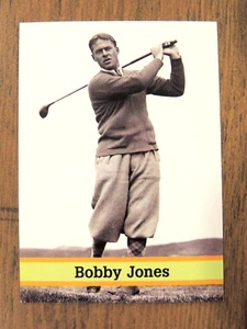 BOBBY JONES 1993 U.K. FAX PAX FAMOUS GOLFERS #31 GOLF LEGEND - Picture 1 of 1
