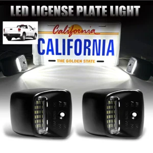 2PCs LED License Plate Lights White For Toyota Tacoma 2005-2015 Tag Lamp Housing - Picture 1 of 11