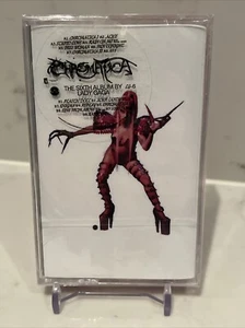 LADY GAGA UK EXCLUSIVE CHROMATICA PINK COLLECTORS CASSETTE SEALED NEW - Picture 1 of 2