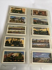 HISTORY OF THE RAILWAYS 1ST & 2ND SERIES BROWNES TEA 1964 SLEEVED