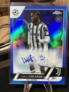2022-23 Topps Cromo Azul UEFA Clubes Competiciones Samuel Iling-Junior Automático/150 - Imagen 1 de 8